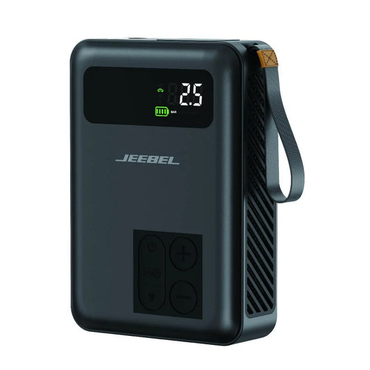 باور بانك وضاغط هواء واشتراك سيارة JEEBEL SOLVER – بطارية 20000mAh بقدرة تشغيل 1500A وضغط 150 PSI | محطة طوارئ متكاملة للسيارة